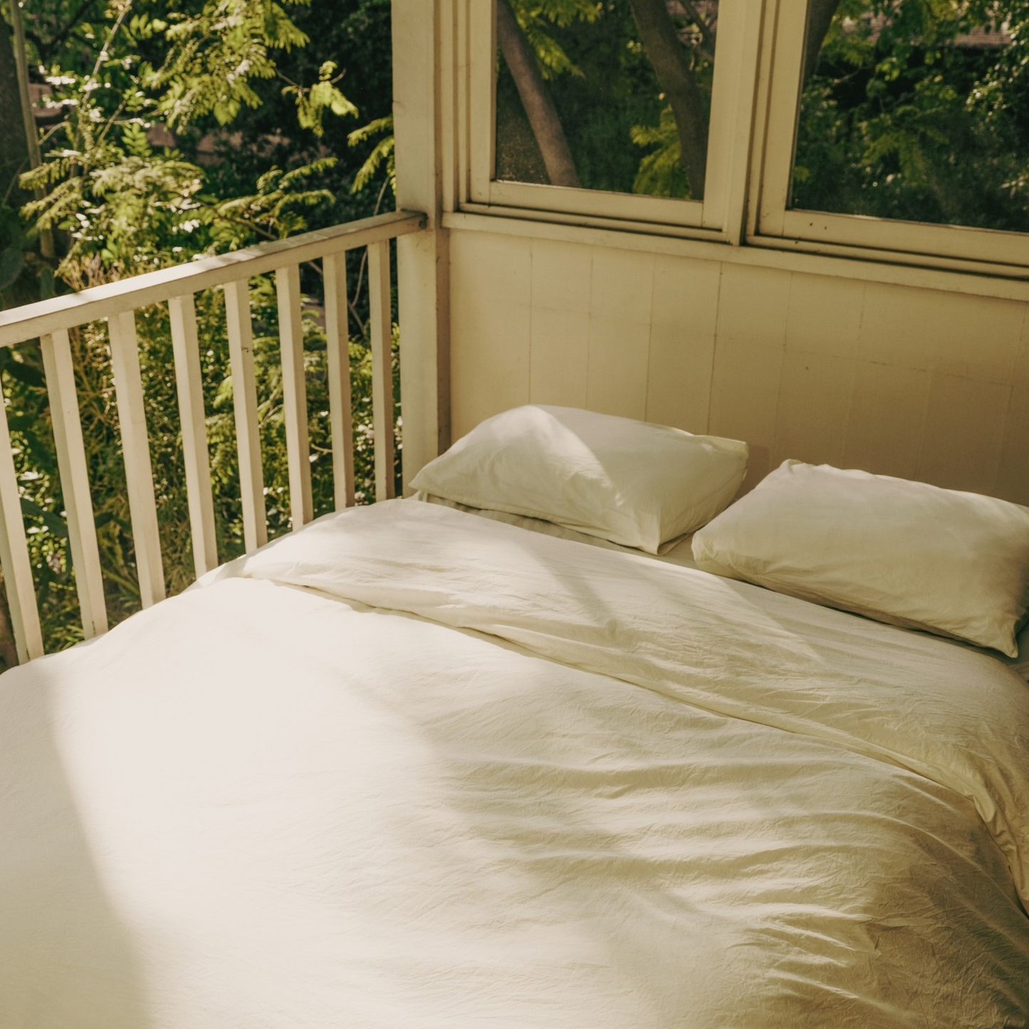 Yuzu Yellow Percale Duvet