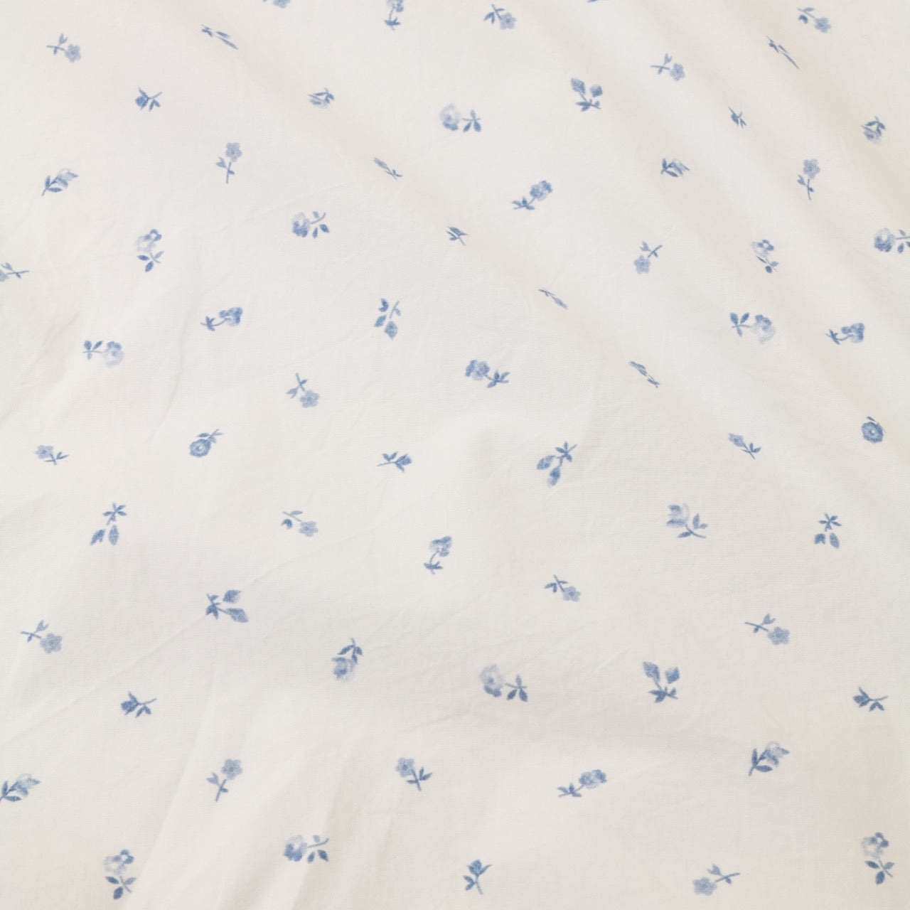 Celeste - Blue Floral Percale Sheet Set
