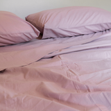 Dahlia Pink Percale Sheet Set