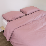 Dahlia Pink Percale Duvet