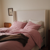 Dahlia Pink Percale Duvet