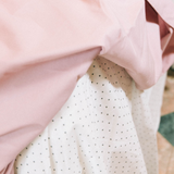 Dahlia Pink Percale Sheet Set