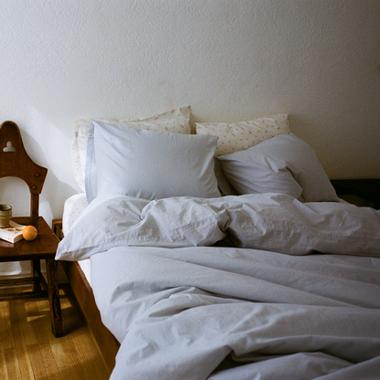 Mineral Blue Percale Duvet