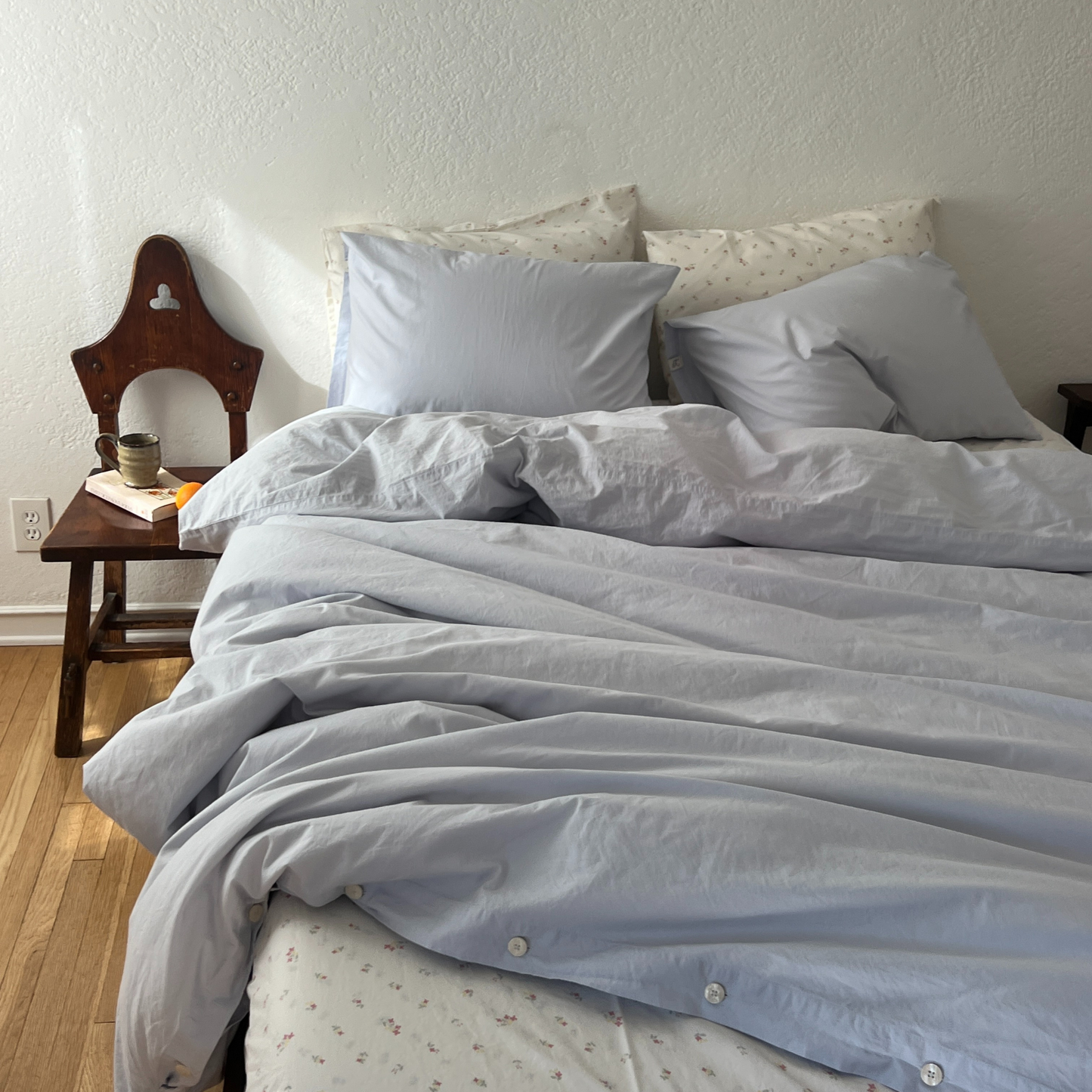 Mineral Blue Percale Duvet