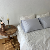 Celeste - Blue Floral Percale Duvet