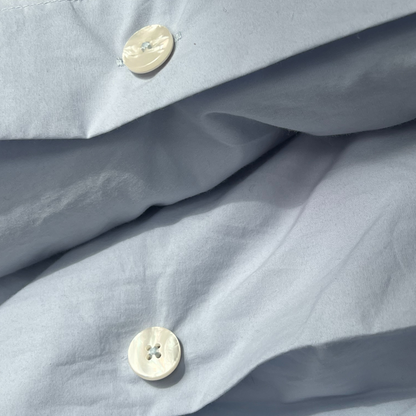 Mineral Blue Percale Duvet