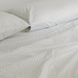 Freckle Dot Percale Sheet Set