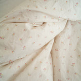 Lila - Pink Floral Percale Duvet
