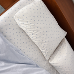 blue floral sheet set 