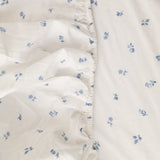 Celeste - Blue Floral Percale Sheet Set